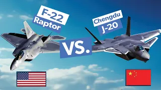 Massive 5th Gen Stealth Air War Chinese J 20 & J 31 vs US F 35 & F 22 | J-20 & J-31 vs F-35 & F-22