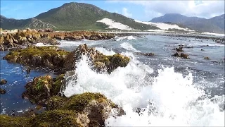 1 hour gentle ocean waves HD video - high quality stereo ocean sounds