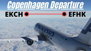 MSFS 2020 Full Flight [AIRBUS A320NX] Copenhagen (EKCH) - Helsinki (EFHK) I COPENHAGEN DEPARTURE!