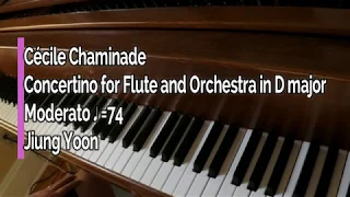 Piano Part- Chaminade, Concertino for Flute and Orchestra, Op. 107