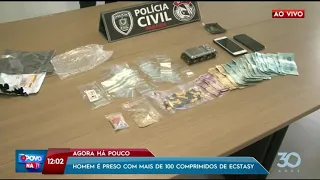 Homem é preso com mais de 100 comprimidos de ecstasy - O Povo na TV