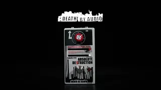 Death By Audio Absolute Destruction Fuzz Pedal | Gear4music demo