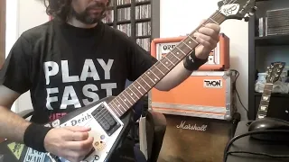 Megadeth "Lucretia" second guitar solo