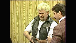 David Schultz shows off his guns and scares the crap out of Vince again.