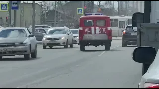 Russian MCHS | UAZ Bukhanka with siren phaser