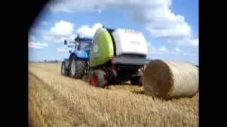 █▬█ █ ▀█▀  Belowanie słomy w Poliku / Claas Variant 380 RC