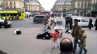 Youri Menna in Paris with little dancer (Opera)