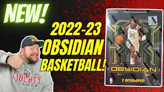 New Release! | 2022-23 Panini Obsidian Basketball Hobby Box Review! | 2 Autos!