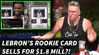 Pat McAfee Reacts To LeBron James' Rookie Card Selling For $1.8 Mill