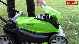 Тестирование аккумулятора Greenworks G24B4+, 24V, 4 А*ч (арт 2940407) журналистами МХИ