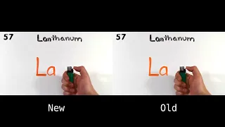 Periodic Table Song NEW vs OLD SIDE BY SIDE COMPARISON