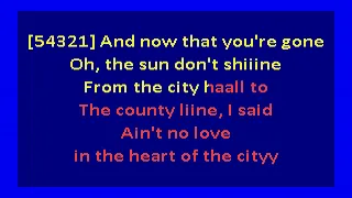 Bobby Blue Bland -   Ain't No Love In The Heart Of The City (karaoke)