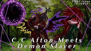 C.C Afton Meets Demon Slayer[]⚠️Blood⚠️[]Read Description[]