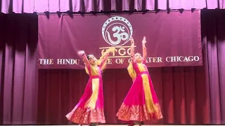 Namami Namami | Kabzaa | semiclassical dance | Aanya & Riya Sullivan