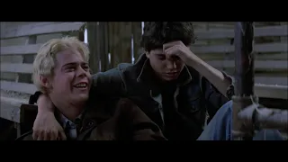 The Outsiders: The Complete Carmine Edition - Ponyboy and Johnny Grieving in the Church