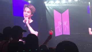 [FANCAM] BTS (방탄소년단) Anpanman and ENDING of Concert 180923 Hamilton Love Yourself World Tour