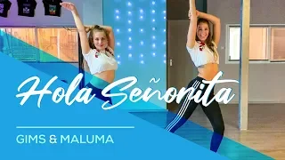 GIMS, Maluma - Hola Señorita - (Maria) Easy Fitness Dance Video Choreography