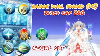 toram online - range dual sword (DS) build cap 260 spinning + aerial cut - yusagi