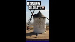 ¿Dónde se encuentran los molinos de viento de Don Quijote? - Molinos de Consuegra | Juanly #shorts