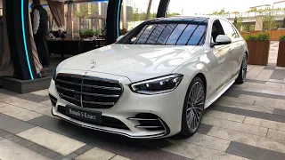 ОБЗОР НОВЫЙ MERCEDES S500 W223 2021 УЖЕ В РОССИИ