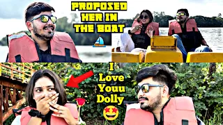 Finally Dolly ko ‘PROPOSE’ krdiya Boat par 🤩 Kya woh accept kregi mera proposal?