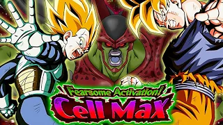 55% LINK LEVEL 10 LR SUPER SAIYAN GOKU & VEGETA VS CELL MAX BOSS EVENT (DBZ: DOKKAN BATTLE)