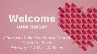 February 11, 2024 -  Aldersgate UMC, Santa Fe, TX