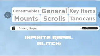 How to get Infinite Repels in Tales of Tanorio (Steps in Comments)