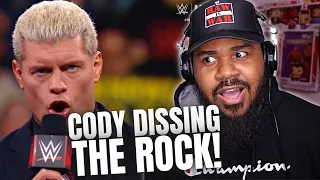 Cody Rhodes roasts The Rock, “Big Dwayne Energy or LDS?” brings up mom, final boss nickname REACTION