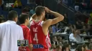 Srbija - Hrvatska 73:72 HRT komentator 2010