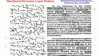 Shorthand Dictation, KC, Vol  2, Exercise No  41,90 to 100 WPM by Shorthand Dictation Legal Matters