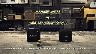 Marshall Willen  vs  Tribit Stormbox Micro 2