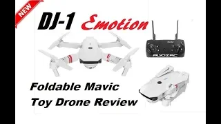 DJ - 1 Mavic Mini clone Folding RC Drone Review