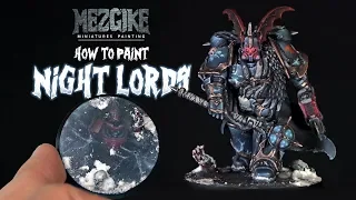 How to Paint: Night Lords by Mezgike