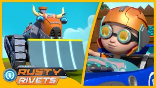 Rusty & the Runaway Bulldozer ⚒️| Rusty Rivets  | Cartoons for Kids