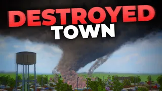 Realistic Tornado DESTROYS Town! | Teardown