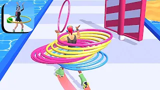 Hula Hoop Race ​- All Levels Gameplay Android,ios (Levels 1-4)