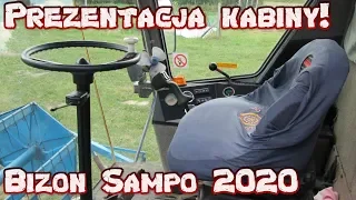 Prezentacja kabiny w kombajnie BIZON SAMPO 2020