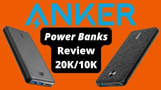 ANKER POWERCORE 20K POWER BANK AND10K SLIM REVIEW