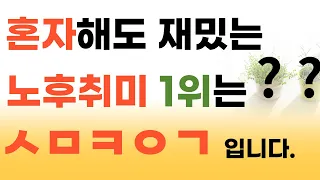 혼자할수 있고 돈 많이 안드는 노후 취미생활추천 1위는 바로 이것입니다.  60대 70대 80대 돈없이 혼자하는시니어 노년 은퇴후 행복한 삶