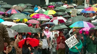 Protesters rally in Sydney for rights after restrictive abortion law change in US | AFP