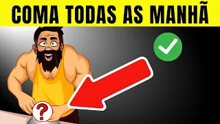 15 Alimentos para comer de MANHÃ que ajudam a construir músculos | CORPO HIPERTROFIADO