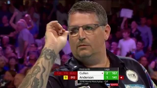 NINE-DARTER! Gary Anderson vs Joe Cullen - 2018 BetVictor World Matchplay