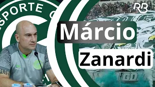 Coletiva do técnico Márcio Zanardi - pós jogo Avaí 2 x 0 Goiás / Brasileiro Série B