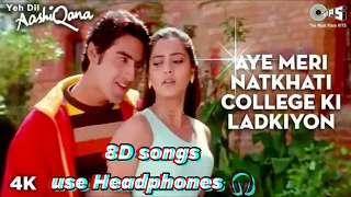 collage ki Ladkiyon 8D Song use Headphones 🎧 volume up #DjDurgesh music