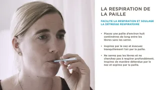 Augmenter le souffle: «La respiration de la paille»