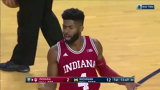 Indiana vs Michigan  NCAA Men's Basketball December 2, 2017