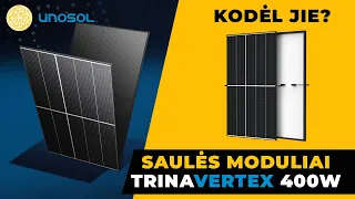 Saulės moduliai TRINA VERTEX 400W - kodėl jie?