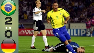 Brazil 2 x 0 Germany • 2002 World Cup Final Extended Goals & Highlights HD