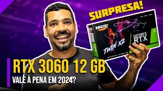 CHEGOU - RTX 3060 12GB EM 2024 | UNBOXING, TESTE EM JOGOS E MAIS